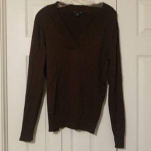 Gap Brown V Neck Sweater